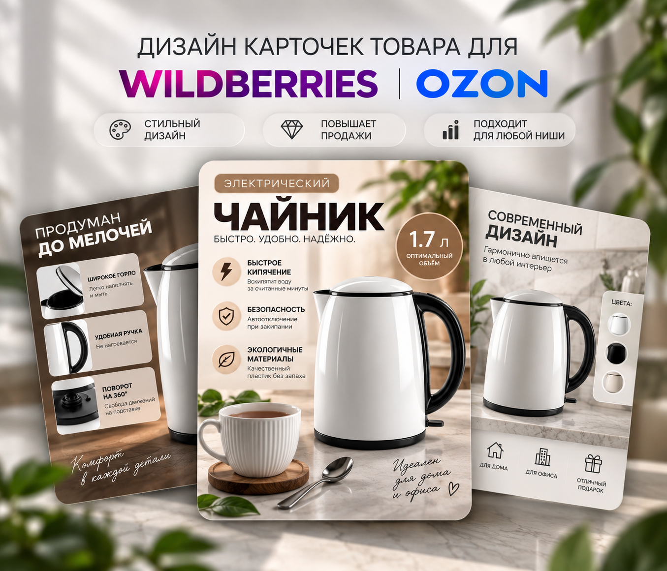 Карточки товаров для WB и OZON