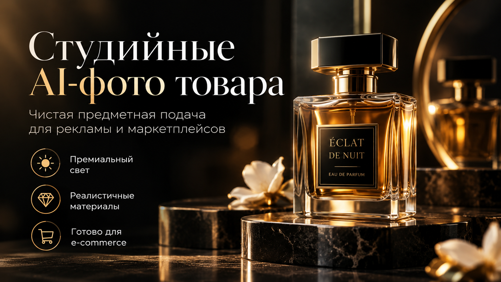 Создам студийные AI-фото товара для рекламы и маркетплейсов
